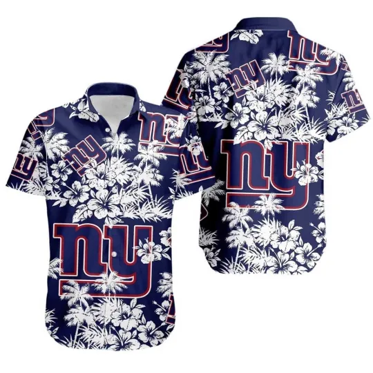 Discover New York Football Team Giantss Hawaiian Shirt Button Down Unisex Adults