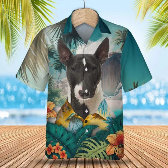 Discover Bull Terrier Hawaiian Shirt for Men and Women