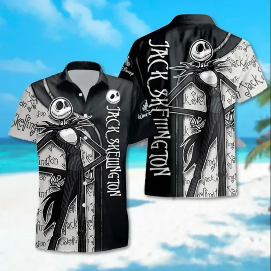 Jack Skellington Hawaiian Shirt for Men and Women