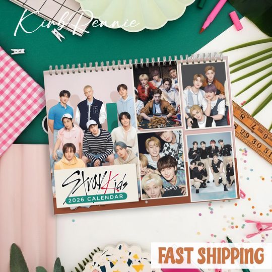 Discover Stray Kids 2026 Calendar: Kpop Wall Decor Gift for STAYs, Gift For Fan