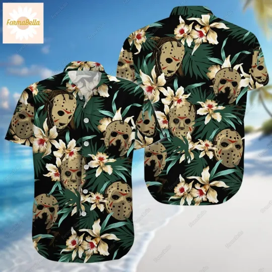 Discover Halloween Jason Voorhees 3D HAWAII SHIRT US Size All Over Print Best Price