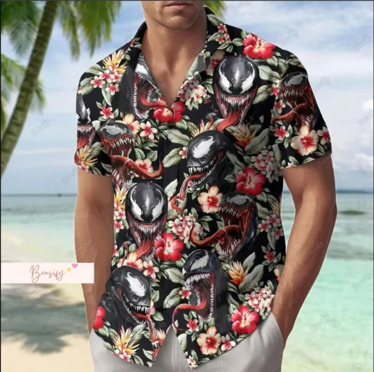 Venom Hawaiian Shirt for Men and Women