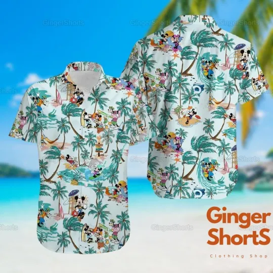 Discover Mickey And Friends 3D HAWAII SHIRT US Size Father Day Gift All Over Print
