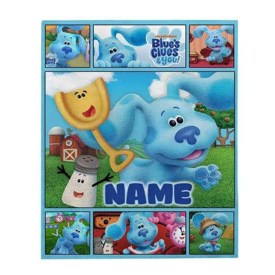 Discover Blue Clues Blanket Blue Clues Blanket Blue Clues Custom Birthday Fleece Blanket