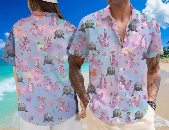 Discover Dragon Figment Epcot 3D HAWAII SHIRT All Over Print Christmas Day Gift US Size