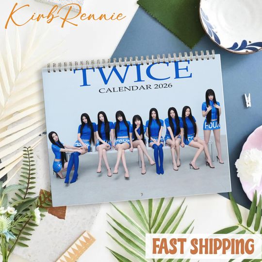 Discover Kpop Fan Music 2026 Calendar, Kpop Fan Music Monthly Wall Calendar, 2026 Twice Calendar Size 8.5" x 11"