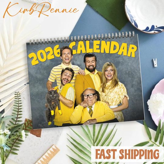 Discover It's Always Sunny In Philadelphia Wall 2026 Calendar, 2026 It's Always Sunny In Philadelphia Calendar Size 8.5" x 11"