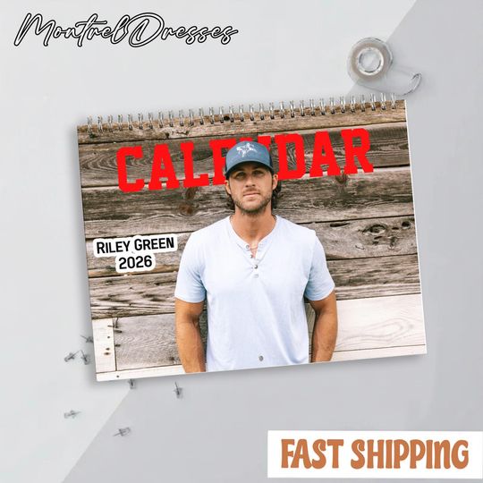 Discover Green 2026 Calendar, Green Monthly Wall Calendar, 2026 Green, Country Music Calendar 2026