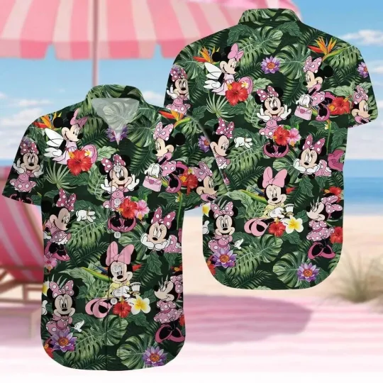 Discover Minnie Mouse Hawaiian Shirt for Men and Women