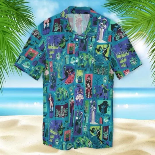Discover Haunted Mansion Hawaiian Shirt for Men and Women