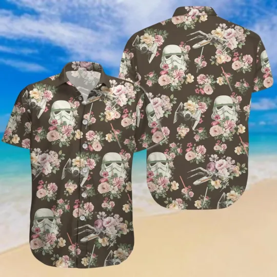 Discover Star Wars Floral Stormtrooper Hawaiian Shirt for Men and Women