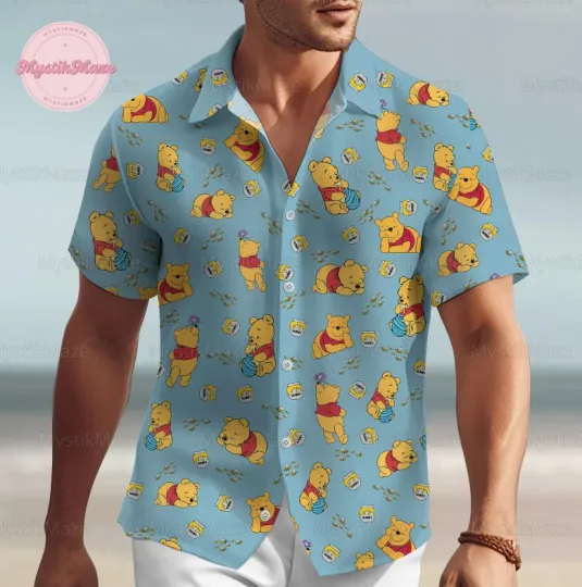 Discover Winnie The Pooh Hawaiian Shirt for Men and Women