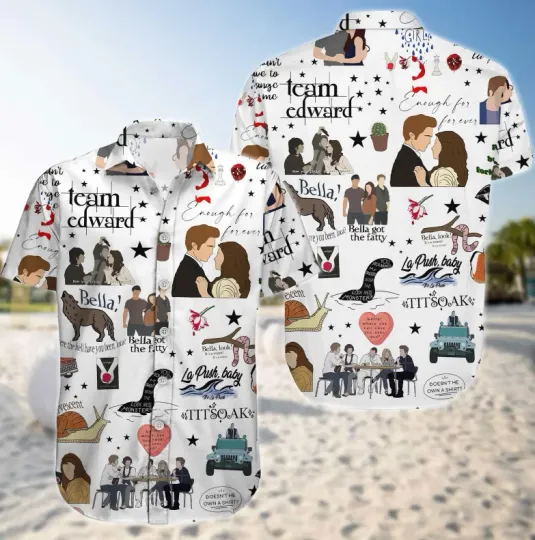 Discover Edward Cullen Summer Hawaiian Shirt for Men and Women