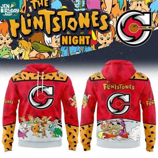 Discover Cincinnati Team x The Flintstones 3D AOP Hoodie