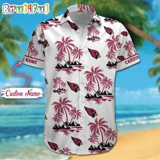 Discover Arizonna Football Team Cardinalss Hawaiian Shirt Button Down
