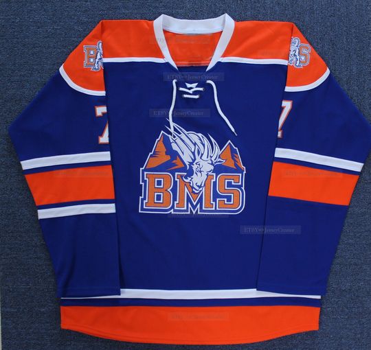 Rare Alex Moran #7 Thad Castle #54 Blue Mountain State Hockey Jersey Top Stitched;Youth/Adult Size;Custom Name