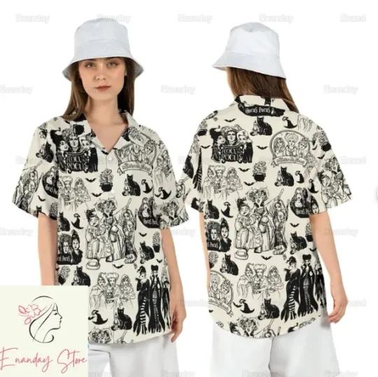 Hocus Pocus Hawaiian Shirt for Men and Women