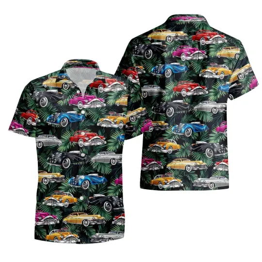 Discover Car Collection Art 3D HAWAII SHIRT Halloween Gift Best Price Christmas Gift