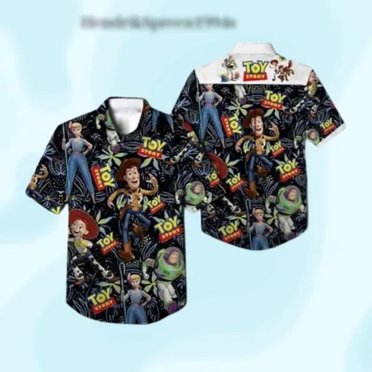 Discover Disney Toy Story Button Shirt, Toy Story 3D HAWAII SHIRT Mother Day Gift Us Size