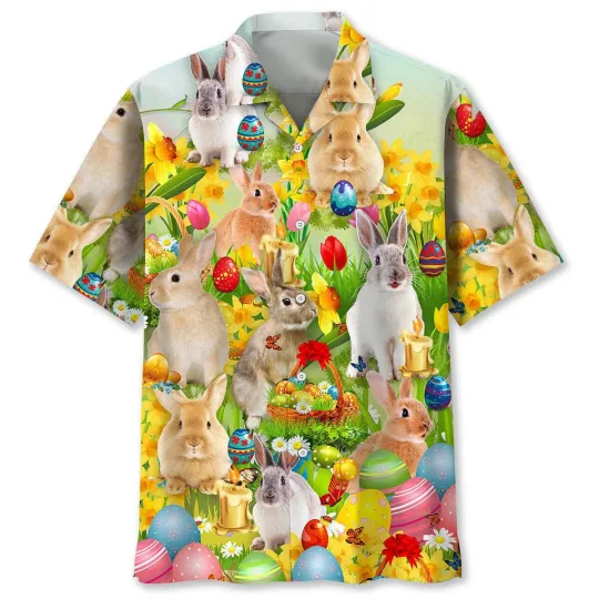 Discover Bunny Easter 3D Hawaii Shirt Mother Day Gift All Over Print Us Size Best Price