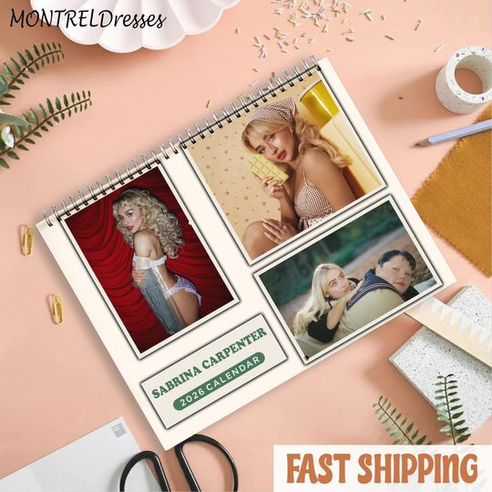 Discover Pop Singer 2026 Calendar, Singer Monthly Wall Calendar, 2026 Singer Gift