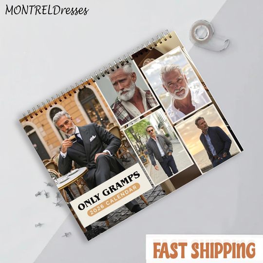 Discover Only Gramps 2026 Wall Calendar, Monthly Wall Calendar, 2026 Calendar