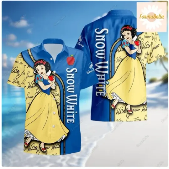 Discover Snow White Hawaiian Shirt for Men and Women