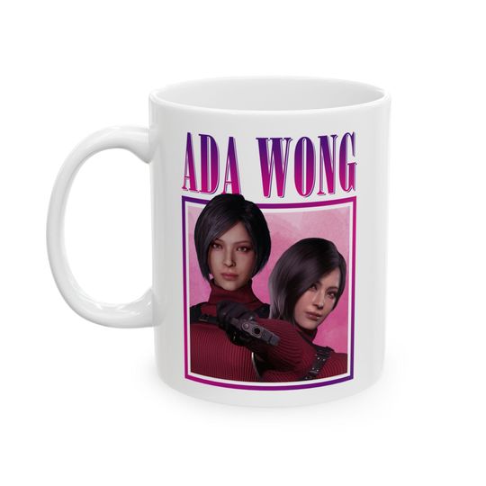 Discover Ada Wong Vintage Ceramic Mug, (11oz, 15oz), Ada Wong RE9 mug