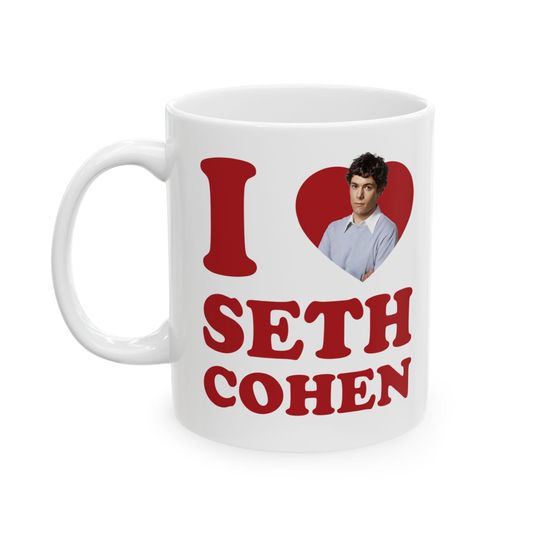 Discover I heart Seth Cohen mug, Seth Cohen mug, Adam Brody mug