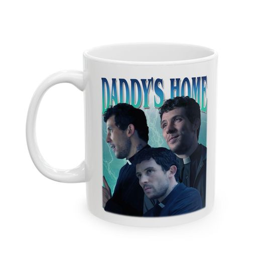 Discover Father Jud Daddy's home Ceramic Mug, (11oz, 15oz), Josh O'Connor as Fr. Jud Duplenticy mug
