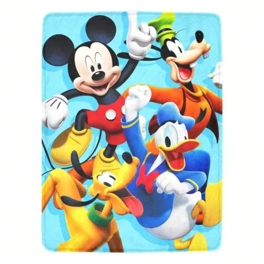 Discover DISNEY Mickey' Mouse Clubhouse Fleece Blanket, Soft Cozy