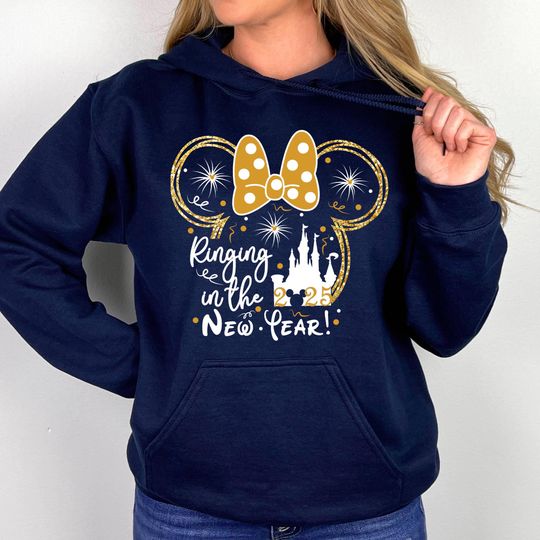 Discover Personalized Disney New Year 2026 Hoodie, New Years Hoodie, Disney Couple Hoodie,Happy New Year 2026 Disney Family Hoodie, New Year gift