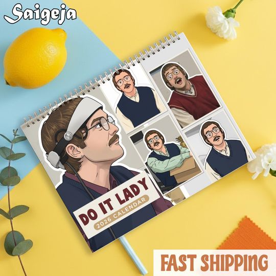 Discover Do It Lady 2026 Wall Calendar, Do It Lady Meme, New Year Calendar, Funny Character Comedy Planner, Chit Do It Lady Monthly Art Gift