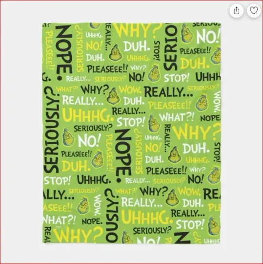 Snarky funny character | funny character Snarky Phrase Pattern Fleece Blanket