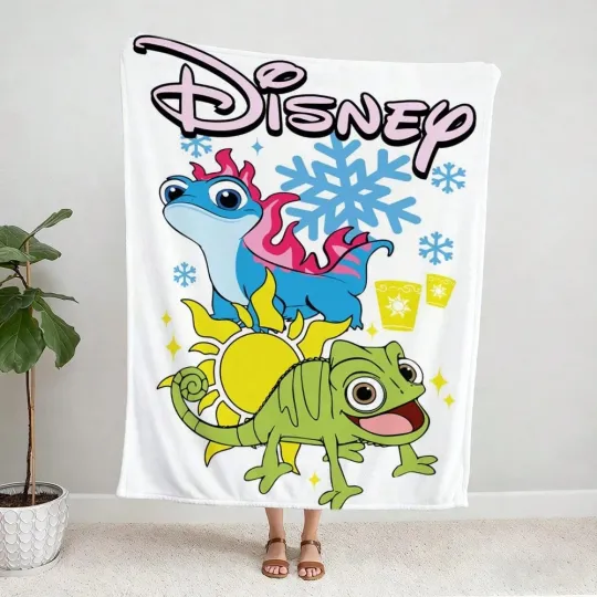 Discover Disney Merry Christmas Fleece Blanket Sofa HomeDecor 4