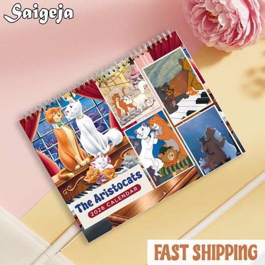 Discover The Aristocats Calendar 2026, Disney Calendar, The Aristocats Movie, Gift for Kids