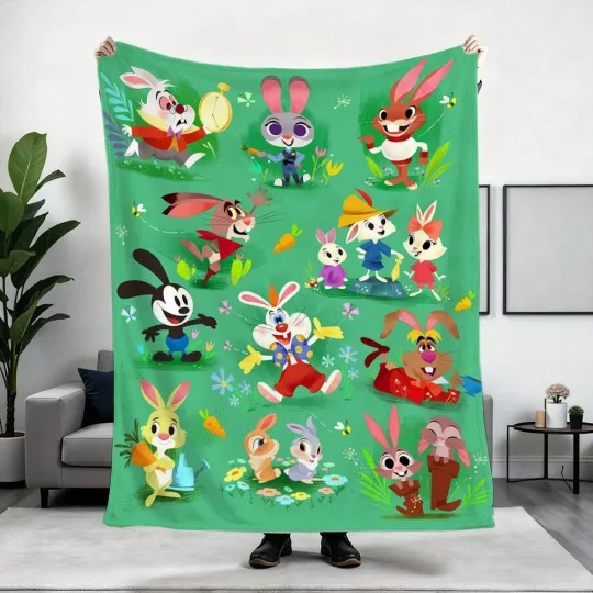 Discover Disney Fuzzy Mickey And Friends Fleece Blanket Decor Home  Sofa 21