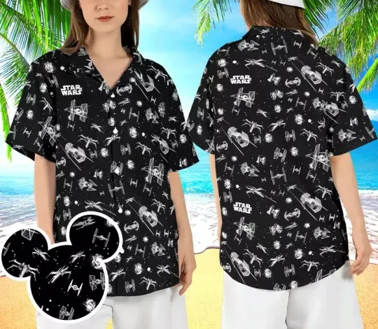 Discover Sta.R Wa.Rs Spaceships 3D HAWAII SHIRT MOTHER DAY GIFT ALLOVER PRINT BEST PRICE