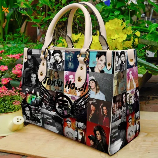 Discover Tokio Hotel Leather Handbag For Women Gift, Tokio Hotel Fan Gift Shoulder Bag
