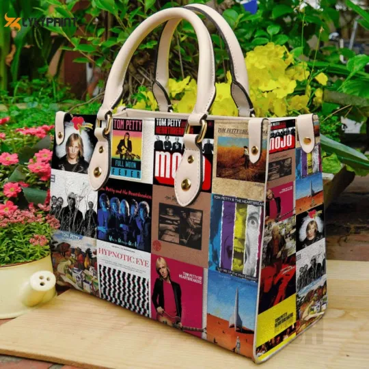 Discover Personalized Tom Petty Heartbreakers Leather Handbag for Women Shoulder Bag