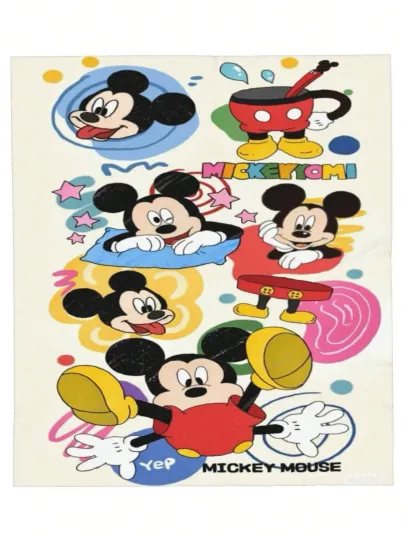 Discover Disney  Mickey And His Friends Super Fleece Blanket Decor Home 8