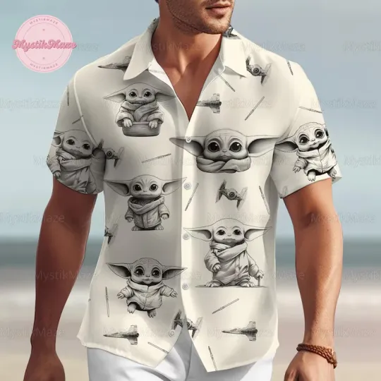 Discover Star Wars Shirt, Vintage Disney Star Wars Shirt, Disney World Hawaiian Shirt for Men and Women