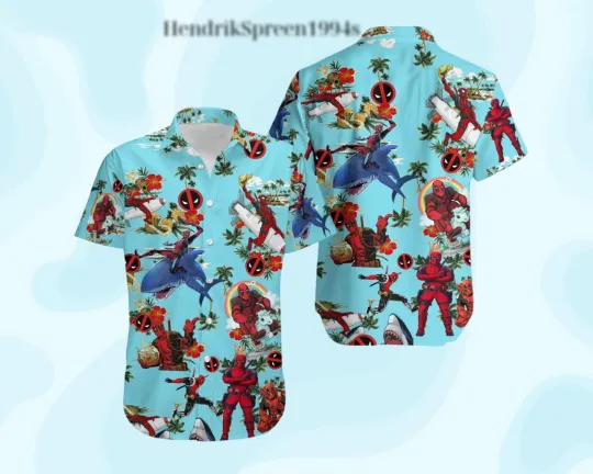 Discover Deadpool Summer Hawaiian Shirt for Men and Women