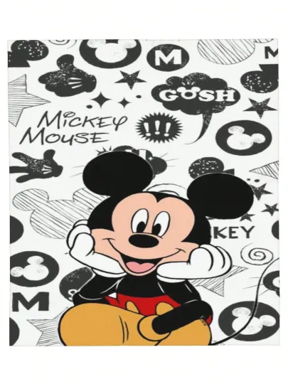 Discover Disney Mickey And His Friends Super Fleece Blanket Decor Home 14