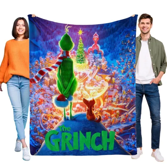 Discover The funny character Christmas Holiday Disneyland Fleece Blanket