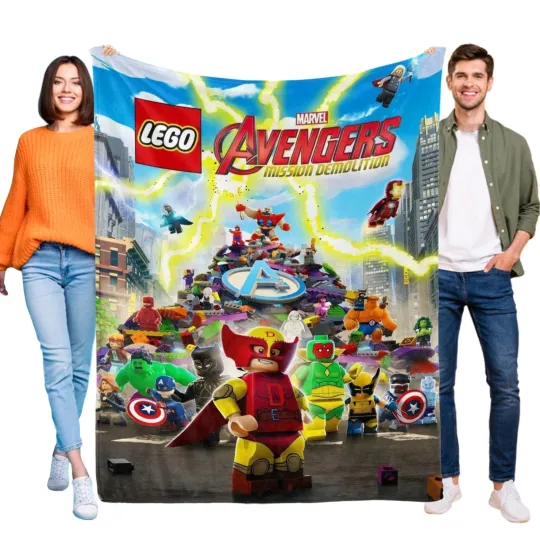 Discover Avengers Superhero Blanket Disneyland Fleece Blanket
