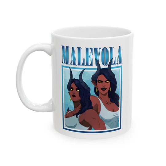 Discover Malevola Dispatch Gaming mug, Videogame Vintage Retro Bootleg mug, Malevola Dispatch Game mug