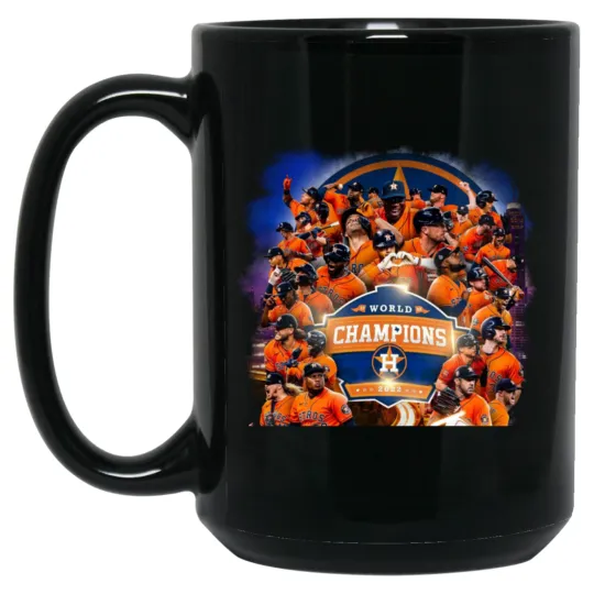 2022 World Series Champions Houston Astros v7 Black Ceramic Coffee Mug Cup