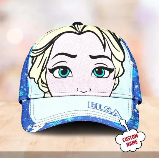 Discover Elsa Princess Baseball Cap Best Price All Over Print Christmas Day Gift