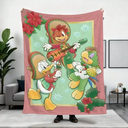 Discover DISNEY Funny Donald Duck Christmas   Fleece Blanket,Bed,Sofa 8